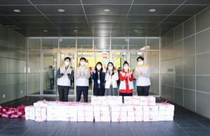 한국동서발전, 복지기관·협력사에 2000만원 상당 가래떡 전달