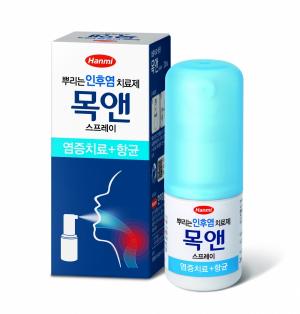 한미약품, 뿌리는 인후염치료제 '목앤스프레이' 누적 판매 400만개 육박