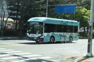 [포토] 스마트 행복도시 안양, 자율주행버스 '주야로' 시범운행 시작